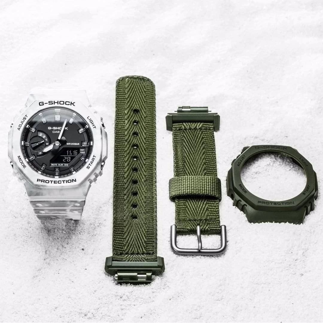 CASIO G-SHOCK Special Edt. SNOW CAMOUFLAGE + Extra Case & Strap 2 CASIO G-SHOCK Special Edt. SNOW CAMOUFLAGE + Extra Case & Strap - Image 2
