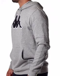 4 X Mens Kappa Logo Tairiti Hooded Sweater 902 Pullover Hoodie Grey/Black -Fashion Menswear Shop 7faaf1cf17eb37214d9d7fbde5a33a87