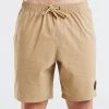 Mens The Mad Hueys Drop The Pick Volley Short 18" - TAN