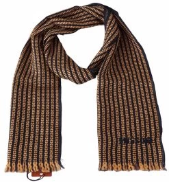 Missoni Orange 100% Wool Patterned Unisex Neck Wrap Shawl Scarf -Fashion Menswear Shop 801d5b9091b51a3df56d599ffe119f5c