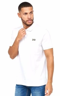 Crosshatch Mens Velmax Polo Shirt (White) - BG528