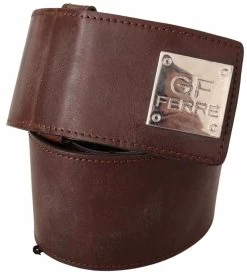 Costume National Belt Black Leather Silver Buckle Waist Belt -Fashion Menswear Shop 81db0882ab71d0adbbccdec0a9c79a91