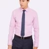 Oxford Men's Beckton Dobby Shirt - Magenta