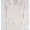 Bar III Mens Square Dobby Button Up Dress Shirt, Beige