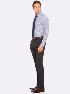 Oxford Men's Beckton Dobby Shirt Purple/ - Purple/Green -Fashion Menswear Shop 841bcb9c71c1276d9e0ff28983c1b59e