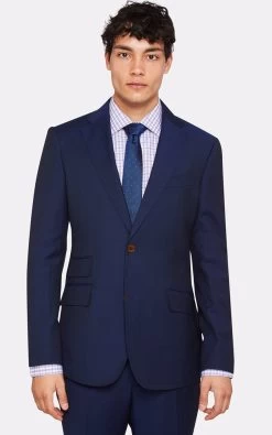 Oxford Men's Marlowe Wool Suit Jacket - Navy