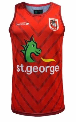 St George Dragons Training Singlet 2021