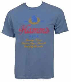 Hamm's Beer Logo Vintage Garment Wash T-Shirt
