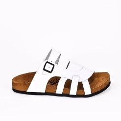 Moosefield Men's Leather Sandals - White