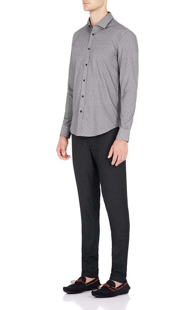 Oxford Men's Kenton Floral Print Shirt - Black 3 Oxford Men's Kenton Floral Print Shirt - Black - Image 3