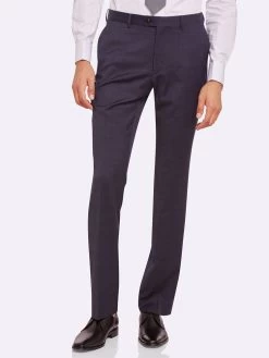 Oxford Men's New Hopkins Wool Strch Trser Gunmt - Gunmetal