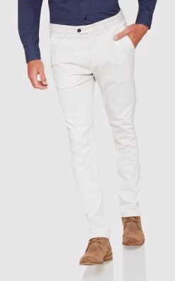 Oxford Men's Luka Stretch Casual Pants - Concrete -Fashion Menswear Shop 87bdc728b7003b82a464999ad4f984b2