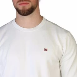 Napapijri Men's White Sweatshirt 8 Napapijri Men's White Sweatshirt -Fashion Menswear Shop 8802671daba415137fd812bed20d07f2