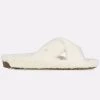 EMU Australia EMU Geelong Natural Sheepskin Slippers - White