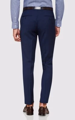 Oxford Men's Byron Wool Suit Trousers - Blue -Fashion Menswear Shop 89ac95d15d9f0d69b23901079216d3da