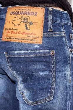 DSQUARED2 Dsquared² Blue Cotton Jeans & Pant -Fashion Menswear Shop 8a86afcb56df1c38d336d2a96a549053