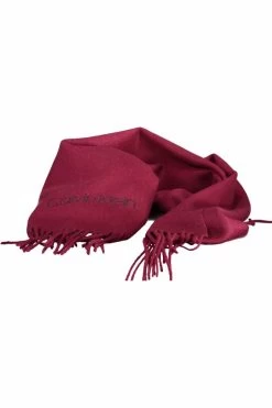 Calvin Klein Red Wool Scarf