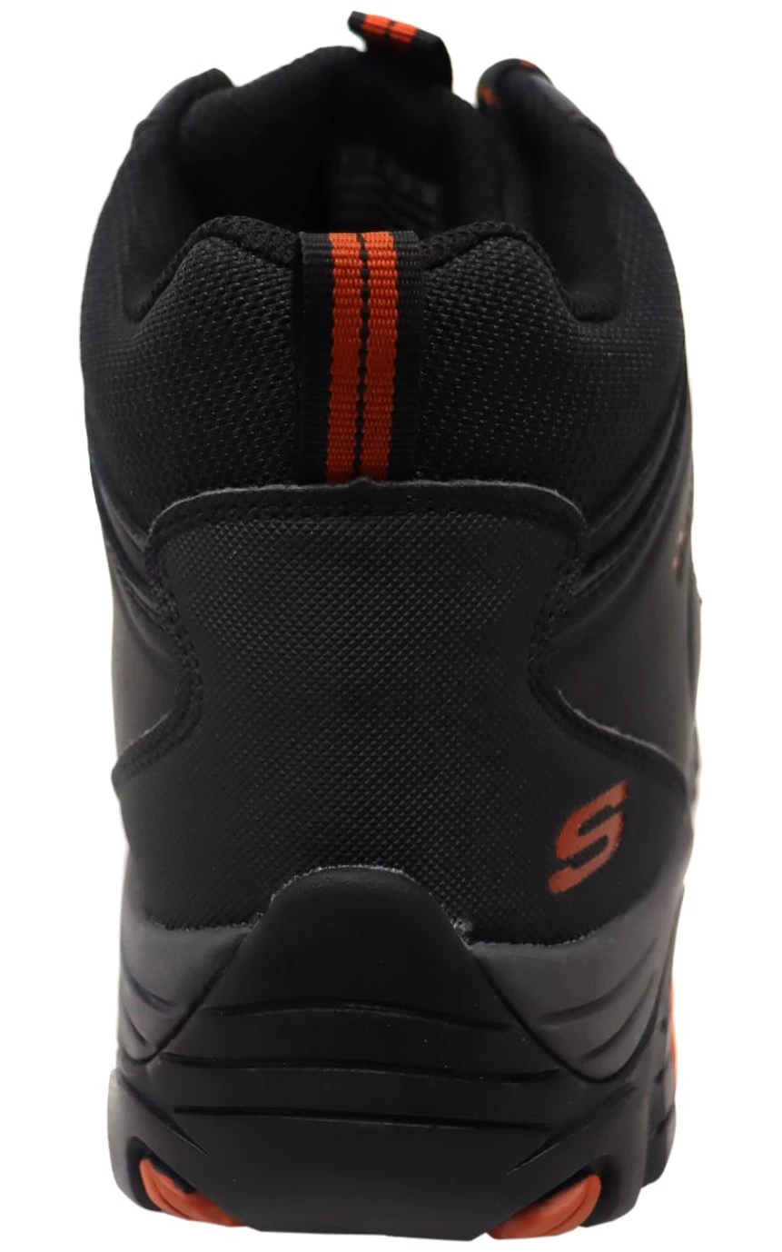 Skechers Mens Comfortable Relaxed Fit Pine Trail Gotera Leather Boots - Black 4 Skechers Mens Comfortable Relaxed Fit Pine Trail Gotera Leather Boots - Black - Image 4