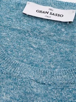 Gran Sasso Round Neck Cotton T-Shirt -Fashion Menswear Shop 8b923f7c9769e445bb61520ee1a4fb12