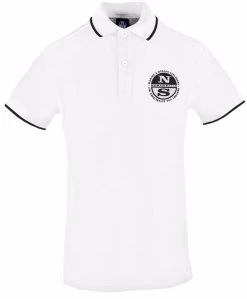 North Sails White Cotton Polo Shirt