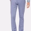 Oxford Men's Cotton Slim Leg Trousers - Sky