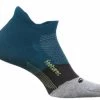Feetures Elite Cushion No-Show Tab Deep Ocean Socks - Navy