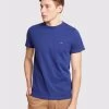 Oxford Men's Jed Organic Cotton Crw Nck T-Shirt - Navy