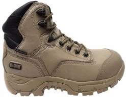 Magnum Mens Waterproof Precision Max SZ CT WPI Safety Boots - Stone