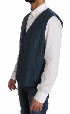 Dolce & Gabbana Dolce Gabbana Blazer Vest 2 Piece Blue MARTINI Wool -Fashion Menswear Shop 8e71dbafff8851d8c538af84227abf32