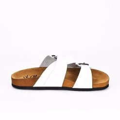 Moosefield Men's Leather Sandals - White -Fashion Menswear Shop 8f2e0baa2494c295001a81ac08c31123