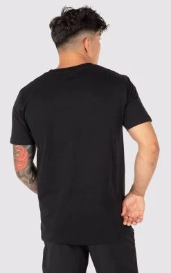 Mens Unit Figure Tee - BLACK -Fashion Menswear Shop 8ff941c1386c46e5aa68be2244989a12