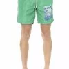 Bikkembergs Green Polyester Swimwear