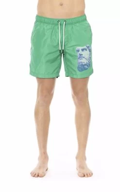 Bikkembergs Green Polyester Swimwear