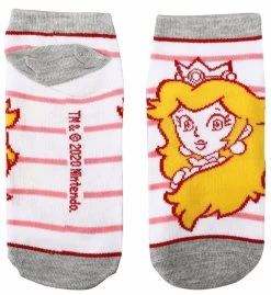 Super Mario Bros. Character Icons 5-Pair Ankle Sock Set -Fashion Menswear Shop 91fd8cc6e08334b10fdcd9a4233db00a