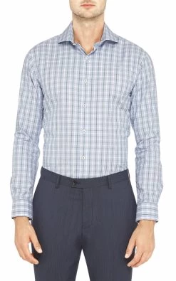 Oxford Men's Trafalgar Luxury Shirt - Green/Blue -Fashion Menswear Shop 9296374064a325859a014c3012dea805