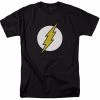 DC COMICS The Flash Logo Black Colorway T-Shirt