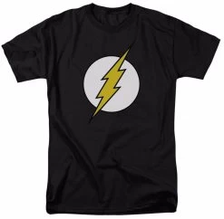 DC COMICS The Flash Logo Black Colorway T-Shirt