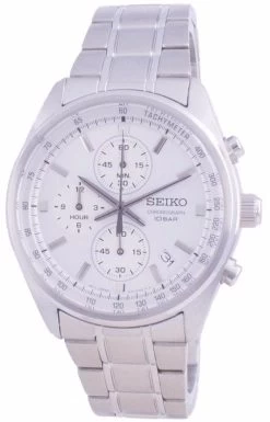 Seiko Chronograph Quartz SSB375 SSB375P1 SSB375P 100M Men's Watch