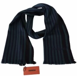 Missoni Multicolor Striped Wool Unisex Neck Wrap Shawl -Fashion Menswear Shop 94412afa3c24481950383cf0f0bcae5a
