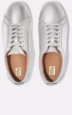 FitFlop Rally Silver Sneakers - Black -Fashion Menswear Shop 94a12e35112209429a17d50ac9ecd1db