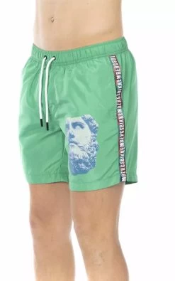 Bikkembergs Green Polyester Swimwear -Fashion Menswear Shop 954e5048e0360328e8d80dd14457c783