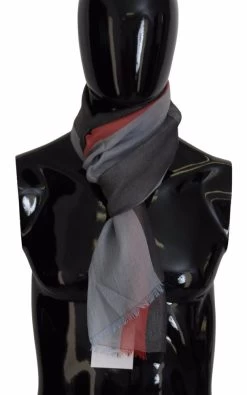 Costume National Multicolor Cotton Shawl Wrap Scarf