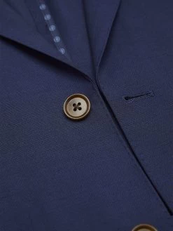 Oxford Men's Marlowe Wool Suit Jacket - Navy -Fashion Menswear Shop 959767522ebbb6eb5546112bc9e3ad13