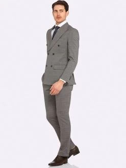 Oxford Men's D.B New Hopkins Wool Suit Jacket - Grey 12 Oxford Men's D.B New Hopkins Wool Suit Jacket - Grey -Fashion Menswear Shop 95d42eceb0b087c09f4667104a6417e6