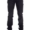 Acht Gray Cotton Skinny Slim Fit Jeans