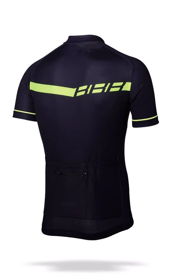 Bbb-Cycling Keirin Jersey BBW-240 - Black/Fluro Yellow 2 Bbb-Cycling Keirin Jersey BBW-240 - Black/Fluro Yellow - Image 2
