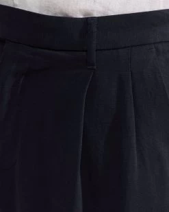 Oxford Men's Garrad Tencel Linen Casual Pants - Navy -Fashion Menswear Shop 9870955768a16982a42820b7fe4a717e