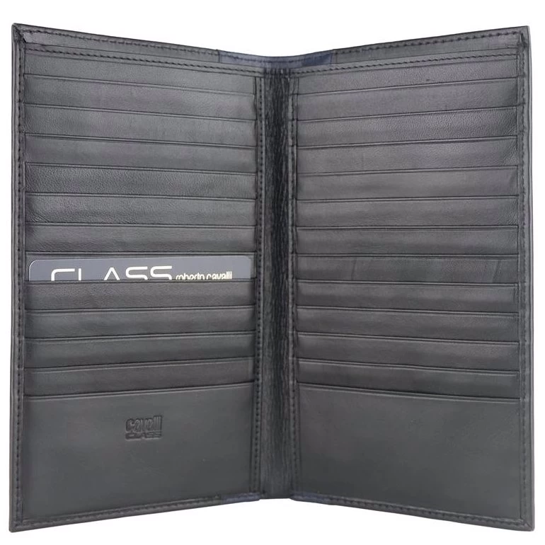 Cavalli Class Blue Calfskin Wallet 3 Cavalli Class Blue Calfskin Wallet - Image 3