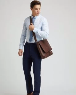 Oxford Men's Beckton Checked Shirt - Sky -Fashion Menswear Shop 98c3545720b679ca0b6c8398cd96cdbb