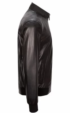 Paul Parker Men's Leather Jacket - Black 5 Paul Parker Men's Leather Jacket - Black -Fashion Menswear Shop 99d8afc4 2ac2 4fa4 a737 f8cf06af71ca